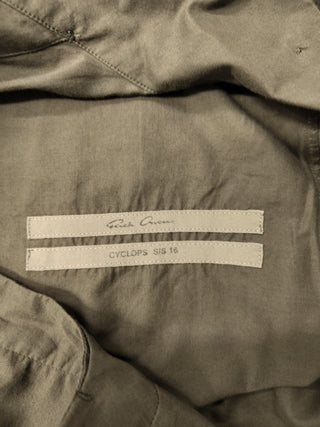 Taupe Short Sleeve Long Shirt