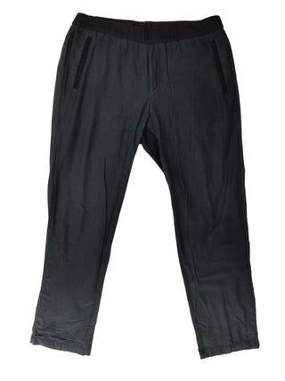 Black And Blue Patched Comfort Pants