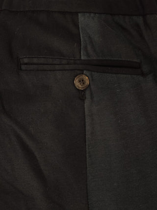 Black And Blue Patched Comfort Pants