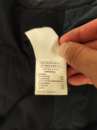 Black And Blue Patched Comfort Pants