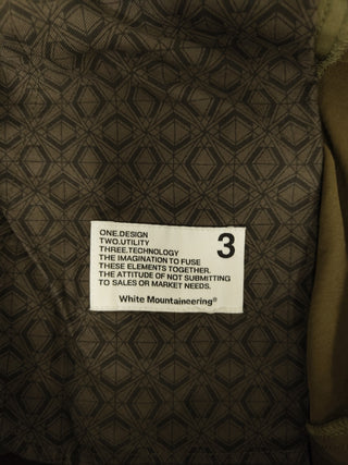 Khaki Pants With Buckles On Side Pockets Details