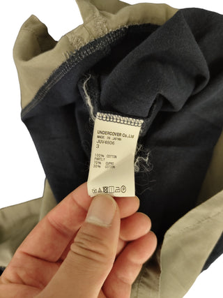 Navy Blue Tee With Light Khaki Bottom Detail