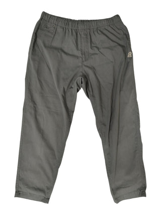 "The Shepherd" Grey Elastic Waisted Straight Leg Pants