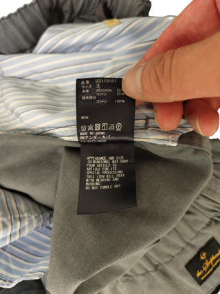 "The Shepherd" Grey Elastic Waisted Straight Leg Pants