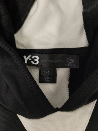 Black And White Cotton Hoodie