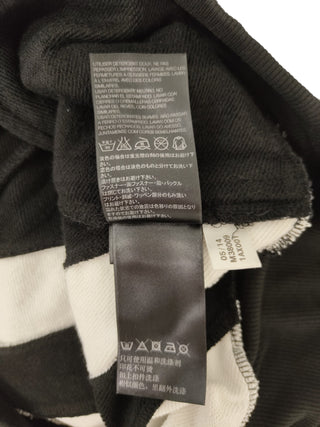 Black And White Cotton Hoodie