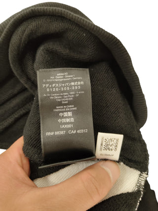 Black And White Cotton Hoodie