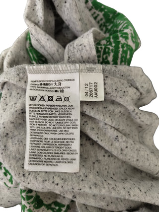 Grey Cotton Long Sleeves Cotton Tee