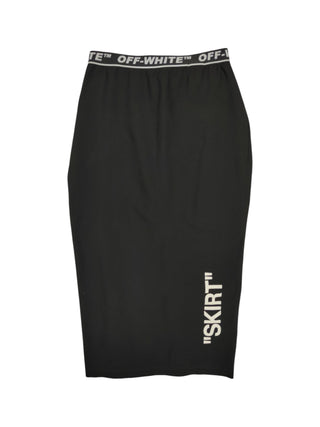 Black Mid Length Pencil Skirt