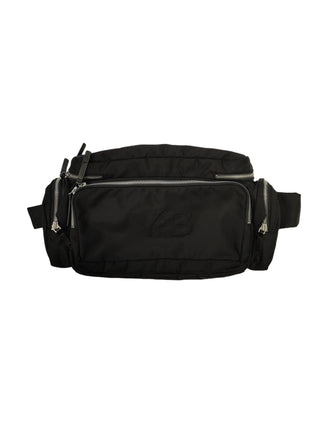 Black Soft Crossbody Multi-Purpose 4-Pockets Bag