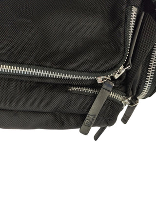 Black Soft Crossbody Multi-Purpose 4-Pockets Bag