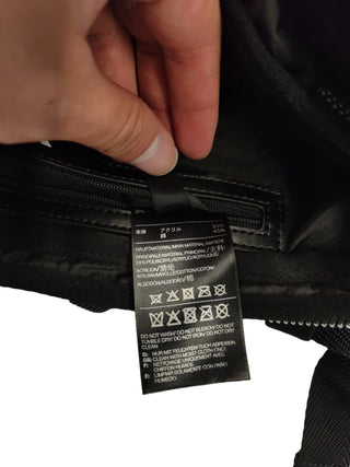 Black Soft Crossbody Multi-Purpose 4-Pockets Bag