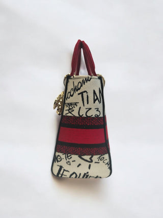 Canvas Medium Dior Amour Graffiti Lady D-Lite