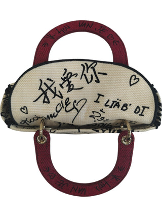 Canvas Medium Dior Amour Graffiti Lady D-Lite