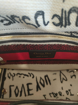 Canvas Medium Dior Amour Graffiti Lady D-Lite