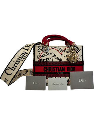 Canvas Medium Dior Amour Graffiti Lady D-Lite