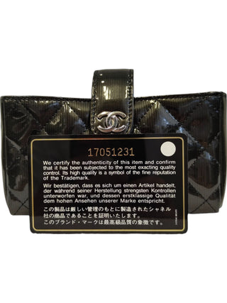 Glossy Quilted Leather Mini Pochette