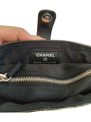 Glossy Quilted Leather Mini Pochette