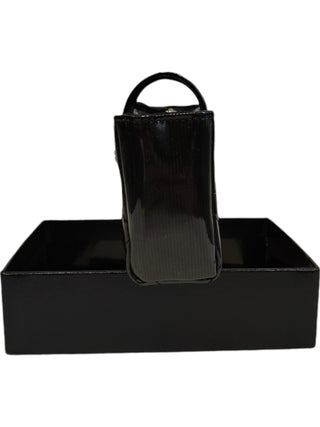 Glossy Quilted Leather Mini Pochette