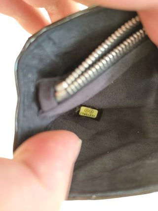 Glossy Quilted Leather Mini Pochette