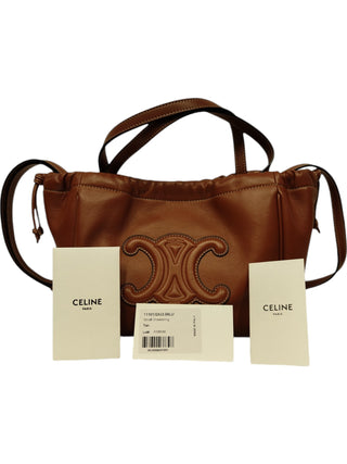 Small Cabas Drawstring Cuir Triomphe In Smooth Calfskin