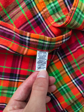 Vivid Colours Checked Cotton Shirt