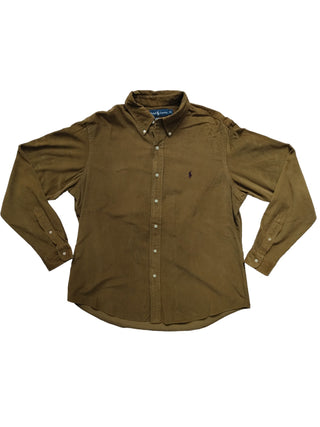 Olive Green Corduroy Shirt