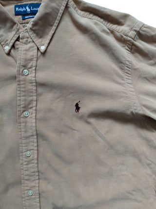 Beige Corduroy Shirt