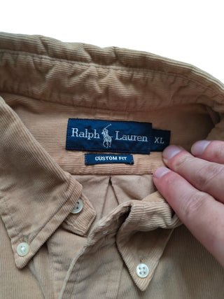 Beige Corduroy Shirt