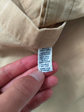 Beige Corduroy Shirt