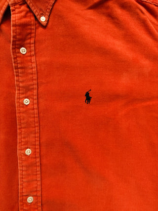 Orange Corduroy Shirt