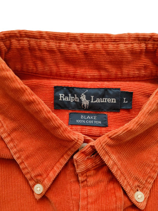 Orange Corduroy Shirt