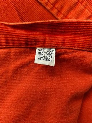 Orange Corduroy Shirt
