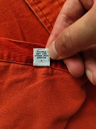 Orange Corduroy Shirt