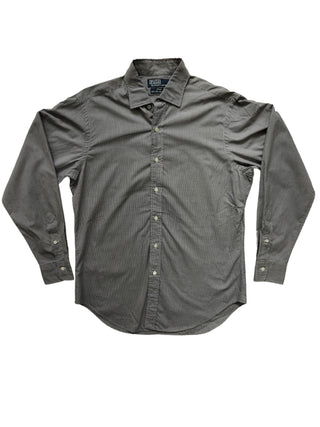 Black Checkered Long Sleeves Shirt