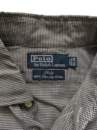 Black Checkered Long Sleeves Shirt