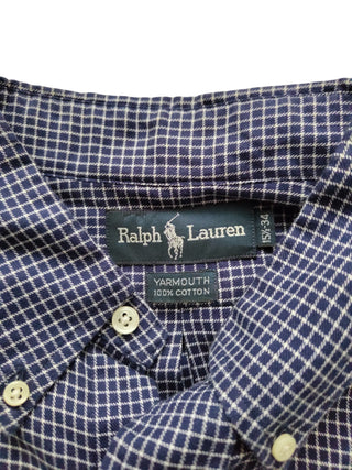 Blue Checkered Long Sleeves Shirt