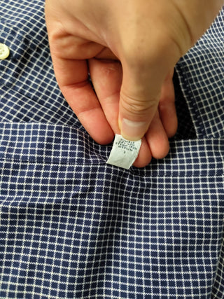 Blue Checkered Long Sleeves Shirt