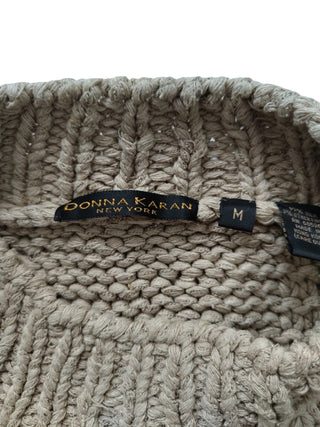 Light Brown Silk Knitted Pullover