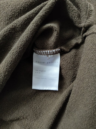 Olive Green Cotton Hoodie