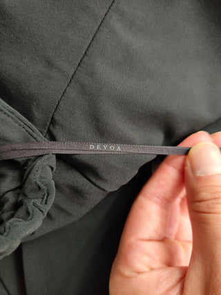 Black Drawstring Functional Joggers