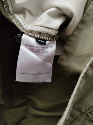 Military Green Cotton Chino
