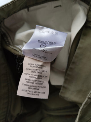 Military Green Cotton Chino