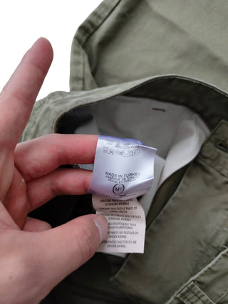 Military Green Cotton Chino