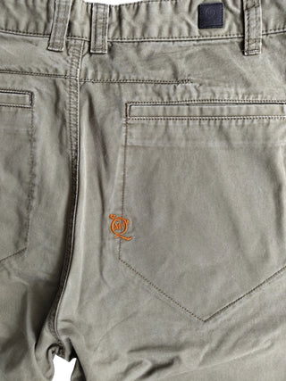 Military Green Cotton Chino