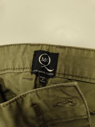 Military Green Cotton Chino