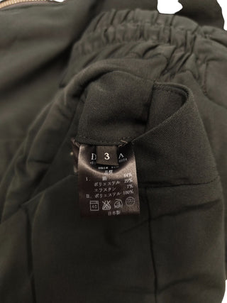 Black Drawstring Functional Joggers