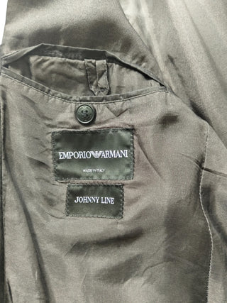 Charcoal Black "Silk Like" 3-Buttoned Suit With Matching Pants