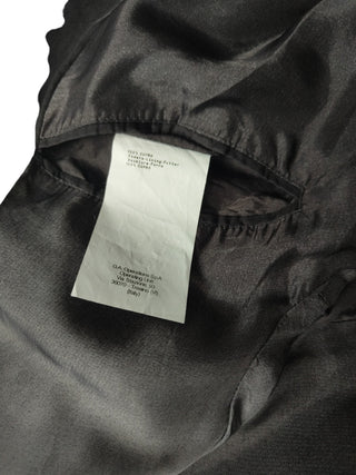 Charcoal Black "Silk Like" 3-Buttoned Suit With Matching Pants