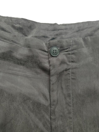 Charcoal Black "Silk Like" 3-Buttoned Suit With Matching Pants